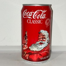 Coke Coca Cola Classic Santa Christmas soda c...