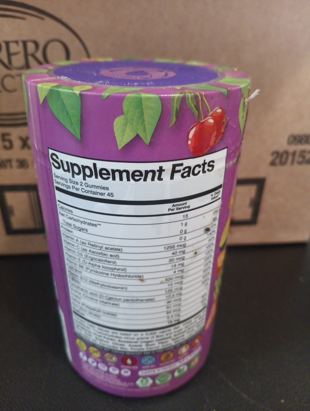 NUTRAMIN Daily Vegan Keto Multivitamin Gummies Non-GMO 90 Count (Pack of 1)