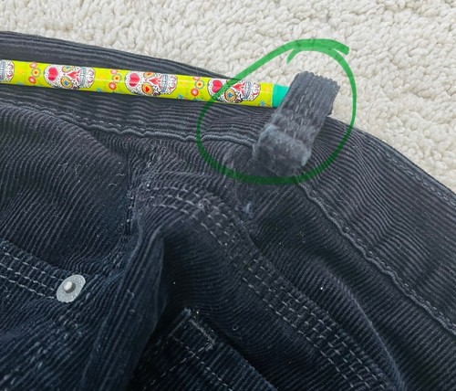 Ann Taylor Loft Modern Slim Schwarz Cordhose Gr. 6P - Bild 6 von 6