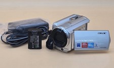 Sony Handycam DCR-SR58E 80GB HDD Digital Camcorder Silver With Charger.