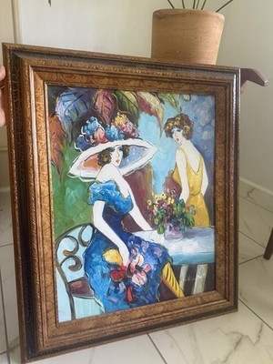 Vintage MHarold Acrylic Hand Painted Wall Art