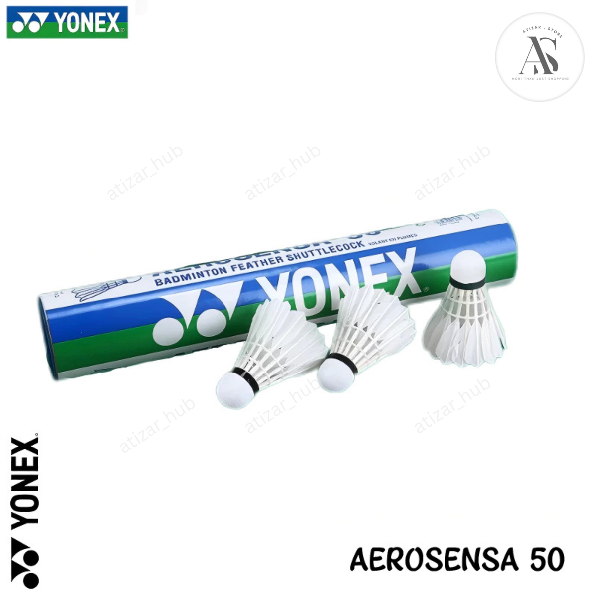 Yonex Aerosensa 50 AS-50 Badminton Feather Shuttlecock (1 tube