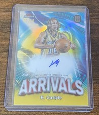 Kanaan Carlyle 2022 Finest Overtime Elite Arrivals Gold Auto RC 1/50 #FAA-KC