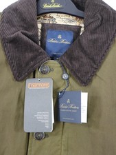 Chaqueta mediana Brooks Brothers de algodón aislante térmico encerada para hombre