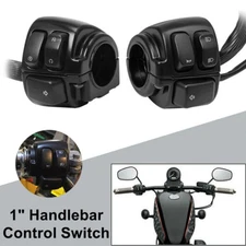 Handlebar Control Switch &Wiring Harness For Harley Softail Dyna V-Rod Sportster