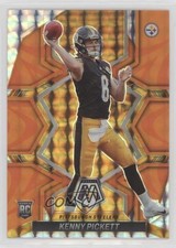 2022 Panini Mosaic Rookies Reactive Orange Mosaic Prizm Kenny Pickett #301 5yr