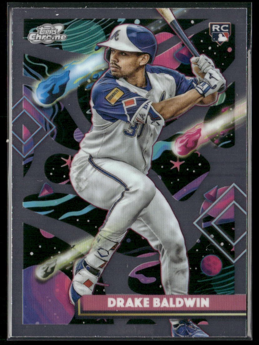 2025 Topps Chrome Cosmic #96 Drake Baldwin RC A7