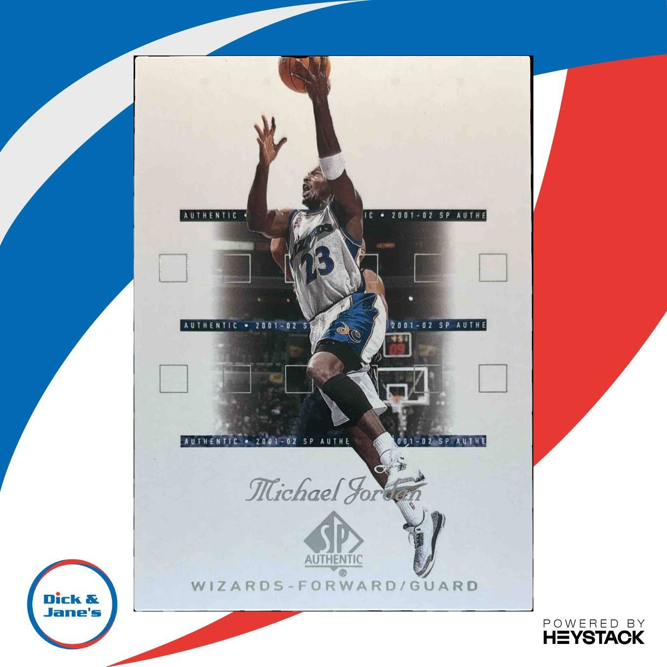 2001-02 SP Authentic Michael Jordan #90 Washington Wizards