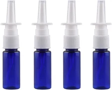 6 PCS 10ML/0.35oz Empty Glass Nasal Spray Bottles Travel Refillable Bottles... 