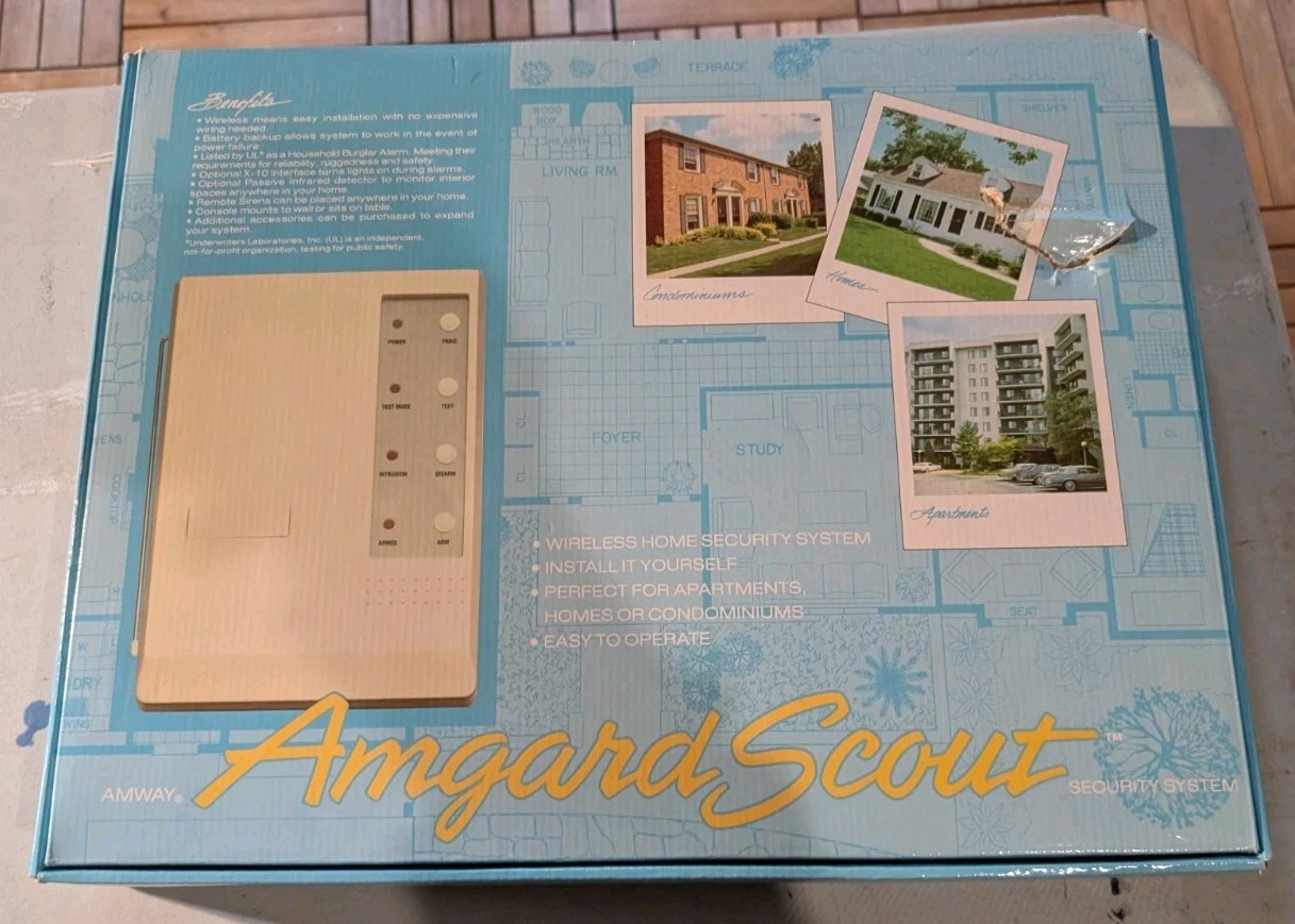 Amway Amgard  Scout. Model: E-8079 Complete Set Wireless Sec