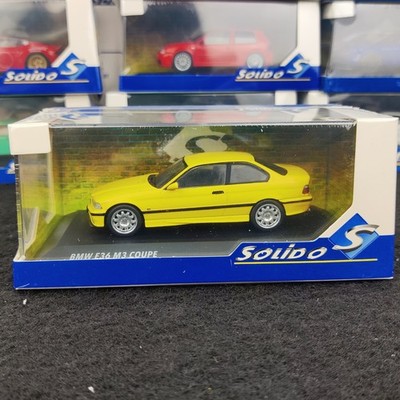 AUTO SOLIDO BMW E36 M3 COUPE DAKAR YELLOW 1999 1:43 NEU BOX S4315203