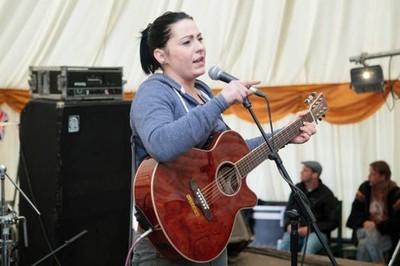 Lucy Spraggan performs during Beat Herder Festival at Ribble Valle- Old Photo 2