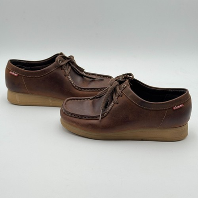 #ad #ad Clarks Collection Wallabees Brown Leather Chukka Boots 7 Moccasins Driving Shoes $45.00