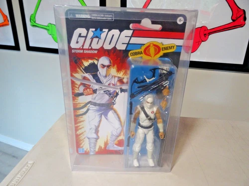 NEW G.I. JOE CLASSIFIED STORM SHADOW RETRO CARDED COBRA NINJA MOC MINT HASBRO