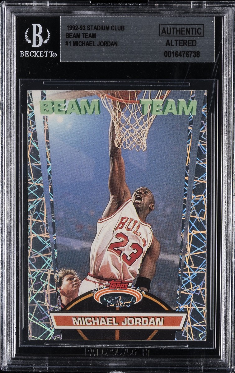 1992-93 Topps Stadium Club - Beam Team Michael Jordan #1 for 1992-93 Topps Stadium Club - Beam Team Michael Jordan #1 for