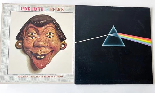 Pink Floyd Dark Side of the Moon & Relics Prog Rock LPs