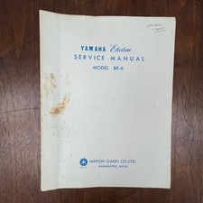VINTAGE YAMAHA ELECTONE BK-6 SERVICE MANUAL