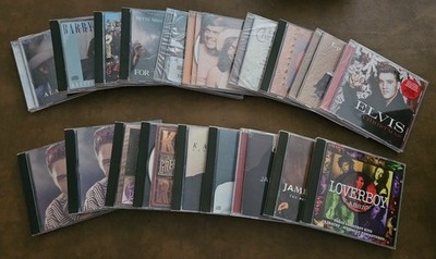 Vintage CDs Mixed Artist, Classic Rock, Pop, Country & More