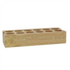 Wooden Egg Rack for 12 Eggs | 30.5cm Hevea Wood Kitchen Egg Storage Holder