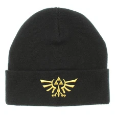 Legend Of Zelda Wingcrest Triforce Knit Cuff Beanie Hat Cap Men Women