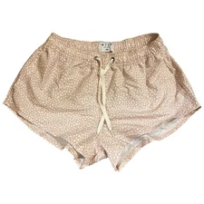 NWOT WILO The Label Swim Shorts Peach Polka Dot, Women's Size XS NWOT