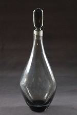 An Afors/Orrefors “Smoke” MCM Decanter Designed by Ernst Gordon, Circa.1950s.