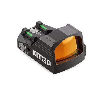 Dual Fiber Optic 1x20mm Green Dot Reflex Sght w/ 2 MOA Motion Awake For RMR Cut