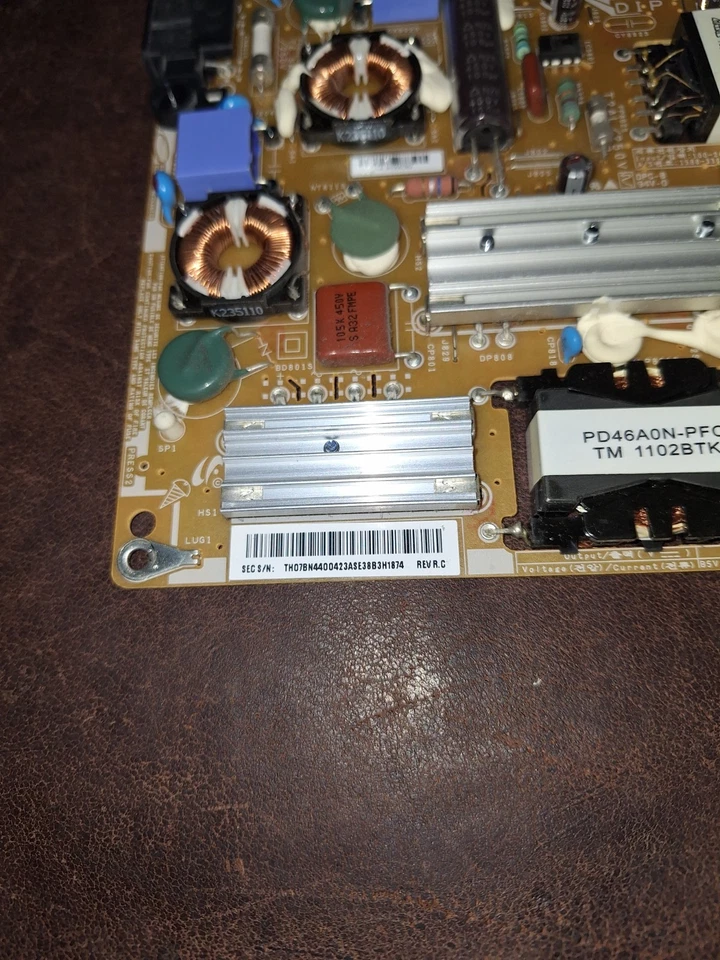 Fuente de alimentación Samsung BN44-00423A para UN40D6000SFXZA,UN46D6000SFXZA,UN46D6300SF Foto 4 de 4