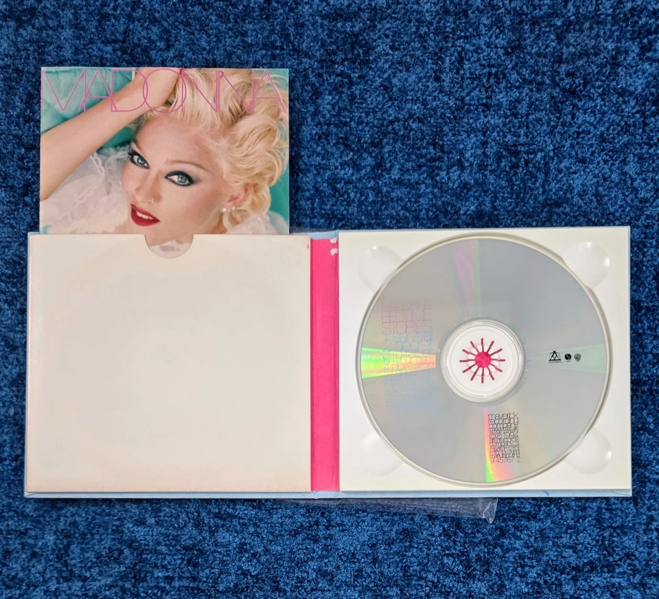 MADONNA BEDTIME STORIES PROMO BLUE VELVET CD ALBUM US 1994 - Image 4 of 4