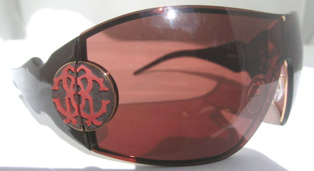 Roberto Cavalli Sunglasses, New 250 Sunglasses Roberto Cavalli Mirror Snake Collection in Brown  main image 4