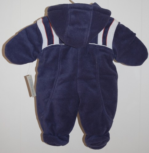 Rothschild Snowsuit Bunting 0 3 6 M NWT Blue Sports $70 One Piece Hood Fleece - Picture 2 of 3