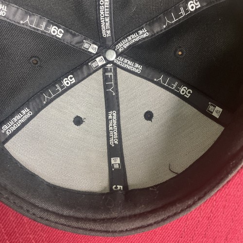 Alabama Crimson Tide Hat Mens Cap New Ear 59 Fifty Sz 7 Fitted EUC - Picture 6 of 7