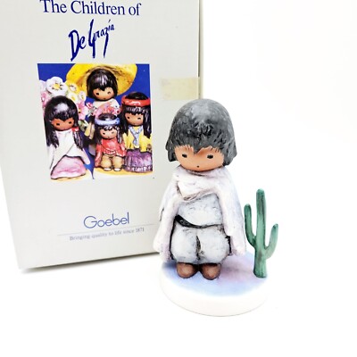 Goebel Children of Degrazia The Blue Boy Porcelain Figurine in Original Box 