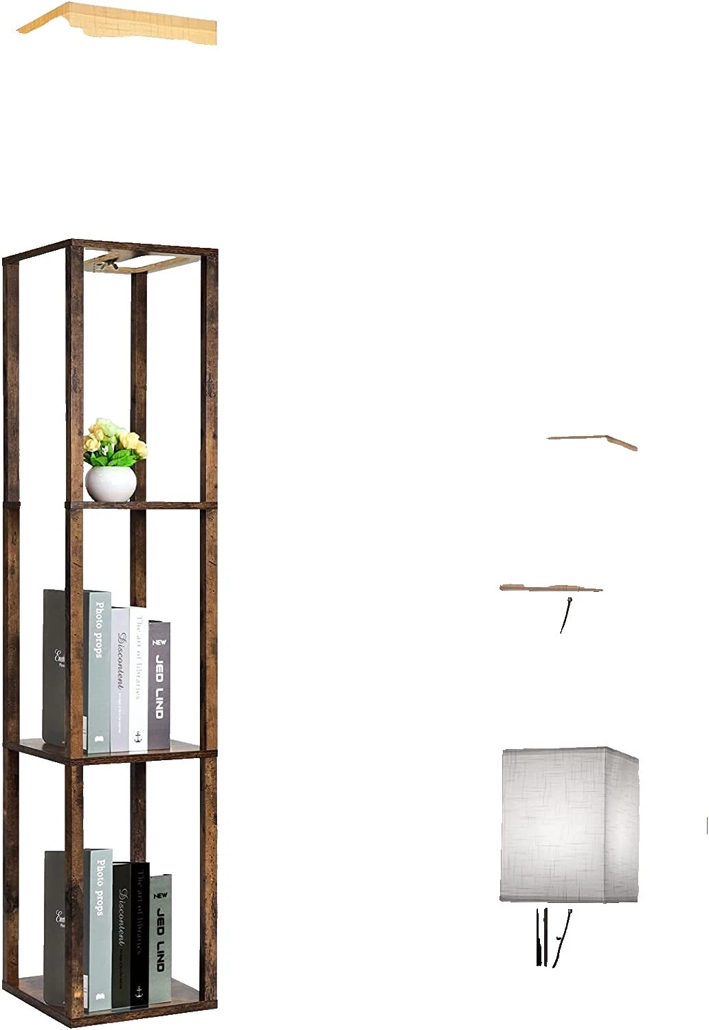 Коричневые современные напольные лампы