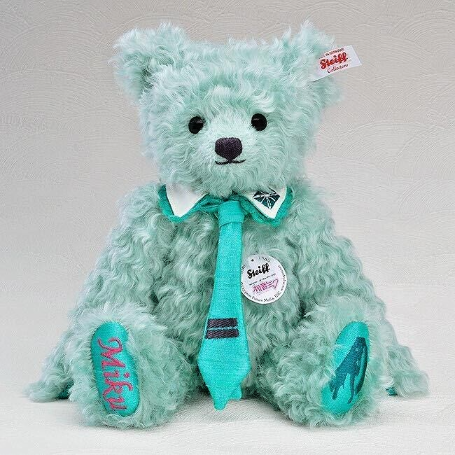 Steiff Hatsune Miku Collaboration Teddy Bear Plush Limited Steiff Hatsune Miku Collaboration Teddy Bear Plush Limited