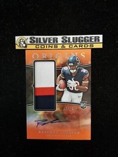 2023 Roschon Johnson Origins Patch Auto Orange #30/75 RC RPA Jersey # Bears