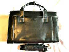 Samsonite Womens Leather Briefcase Laptop Professional Work Bag  Free Shipping!