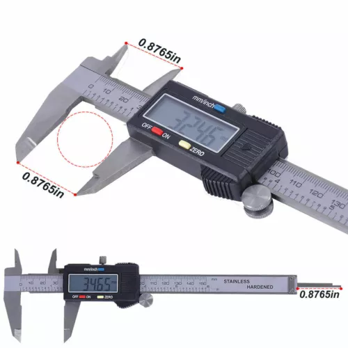 6" Inch/150mm LCD Digital Electronic Vernier Caliper Micrometer Stainless Steel