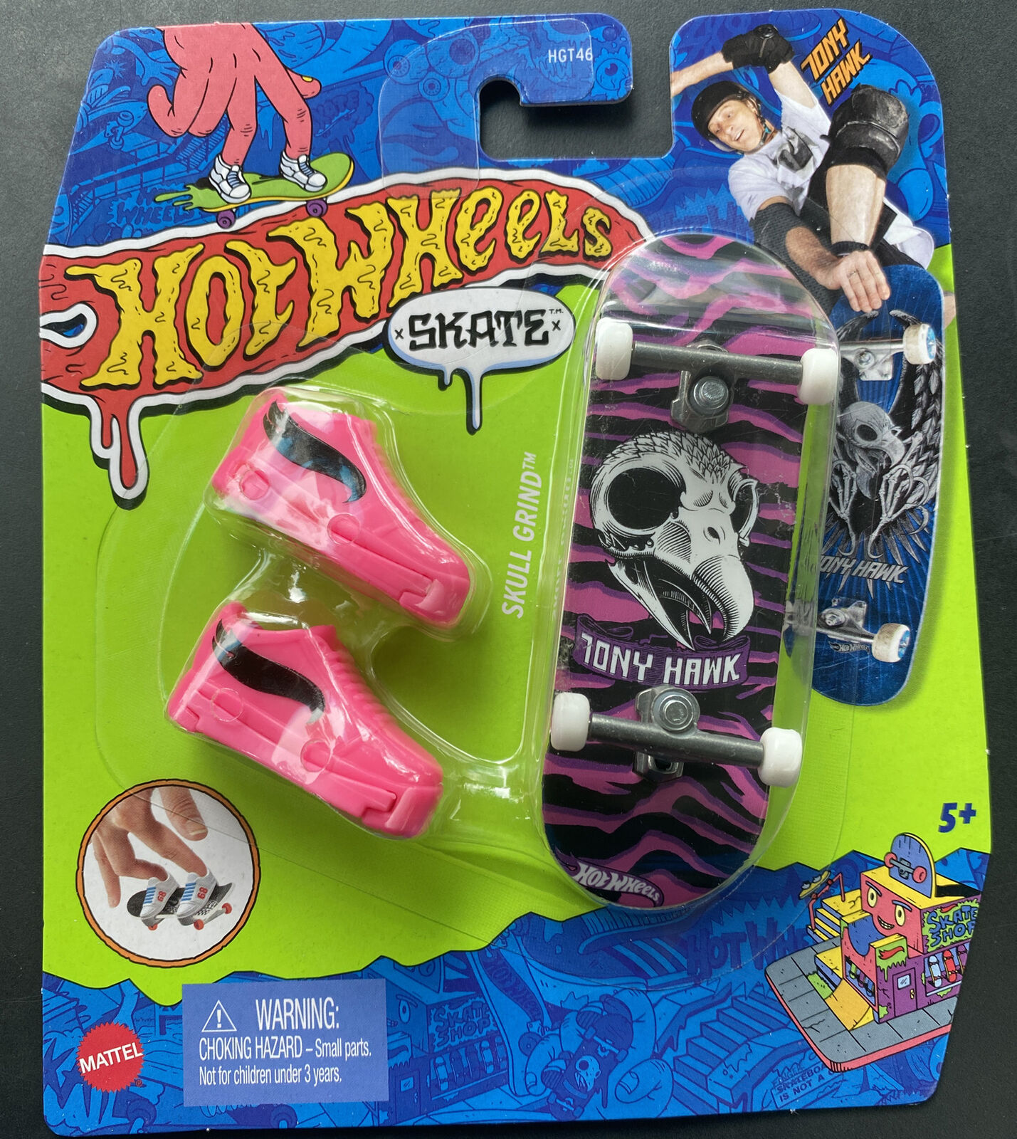 2022 Hot Wheels Skate Tony Hawk Trick Attack Frenzy HGT46 Fingerboard  Mattel New