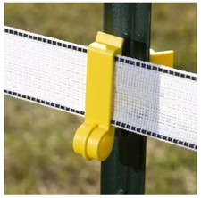 25-Pack American FarmWorks ITTY-AFW T-Post Polytape Insulators Electric Fence