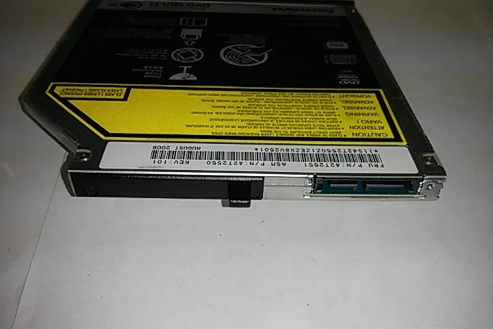 Lenovo Thinkpad T400 T410 W500 T500 SATA DVD+RW,  42T2551 serial Ultrabay Slim - Image 4 of 4