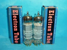 2 Mullard E8CL/6227 Tubes Halo Getter NOS/NIB