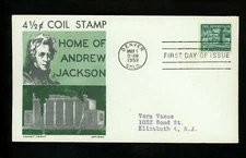 US FDC #1059 Cachet Craft / Boll M-12 1959 CO The Hermitage Liberty Series