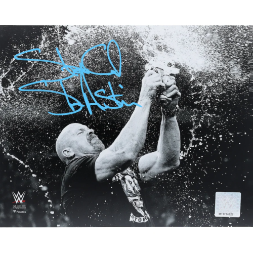 "Stone Cold" Steve Austin WWE Autographed 8'' x 10'' Beer Splash Photo with Holo - Picture 1 of 1
