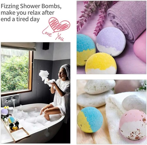 Bath Bombs Gift Set for Women, Foot Spa Kit Includes Foot Soaking Bath Basin - Picture 3 of 7