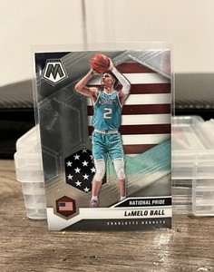 2020-21 Mosaic Lamelo Ball National Pride Rookie Card RC #257 Hornets