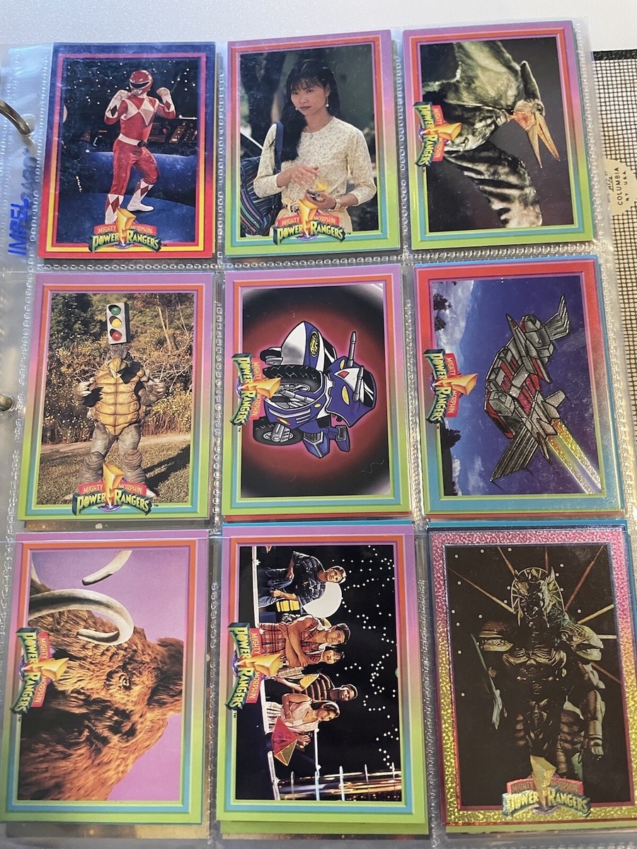 1994 Mighty Morphin Power Rangers Trading Cards with Holograms