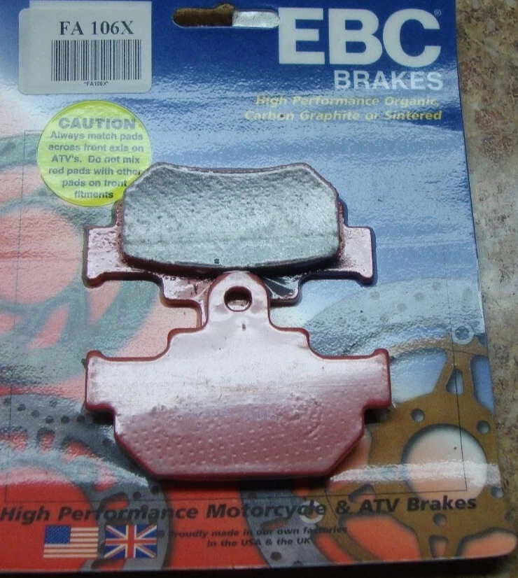 Pastillas de freno delanteras de carbono serie X EBC 1985-1986 SUZUKI RM125 RM250 RM 125 250 Foto 3 de 3