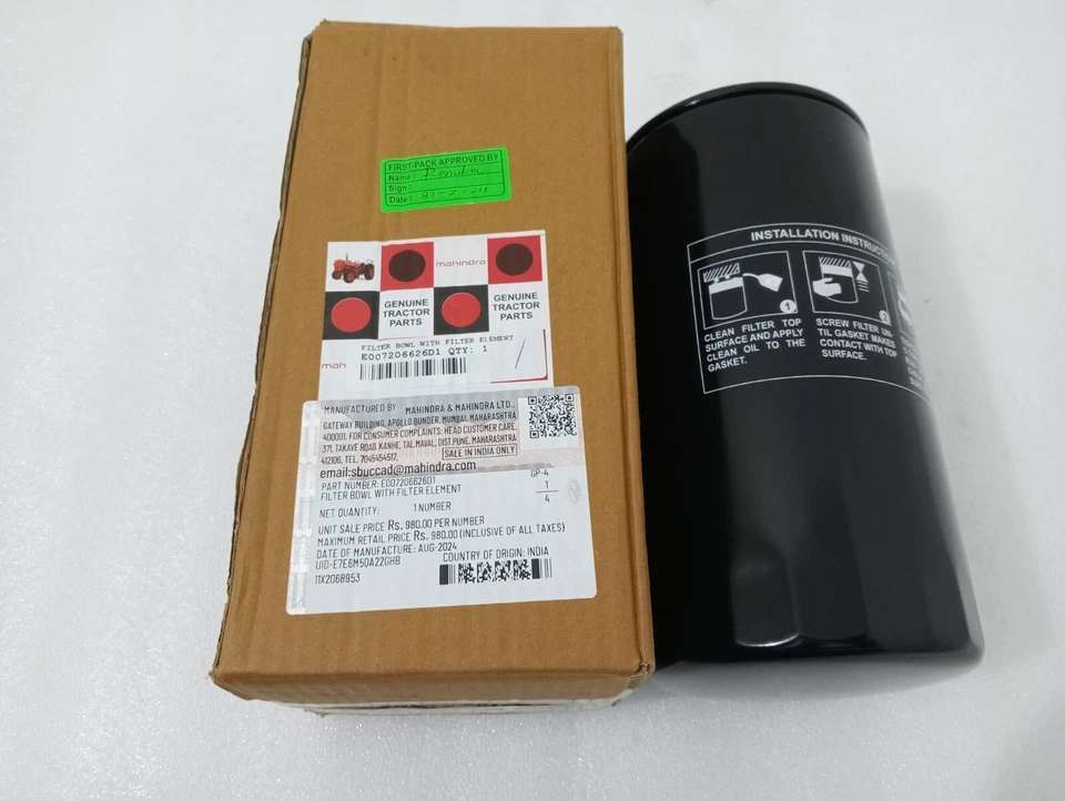 HYDRAULIC FILTER FOR MAHINDRA TRACTOR E007206626D1 |Fit For - Image 3 of 4