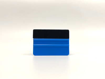 Squeegee films plastic squeegee blue with felt for foiling and bonding